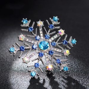 snowflake brooch