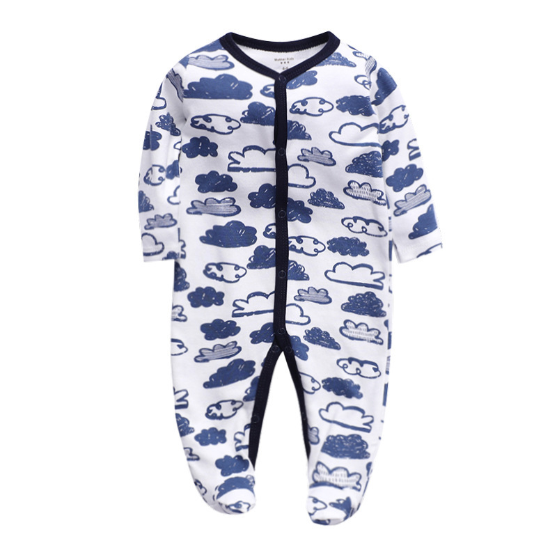 Cotton one-piece baby clothes - Image 3