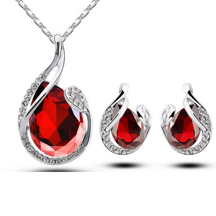 3pcs Rhinestone Necklace Set - Image 2