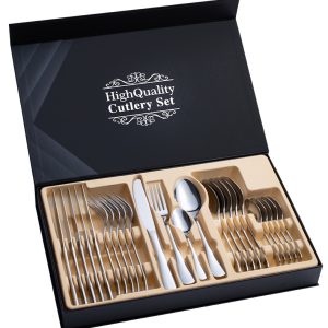 24-Piece Stainless Steel Cutlery Set