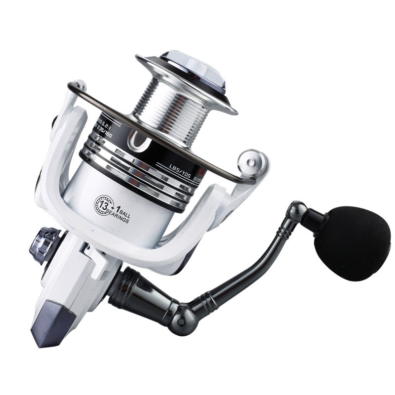 13BB White Fishing reel