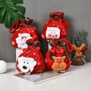 Santa Doll Gift Bag