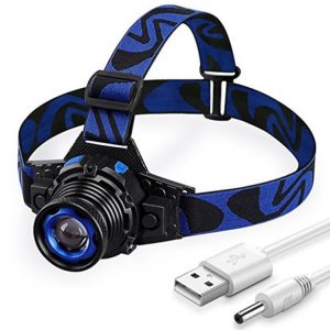 blue headlamp