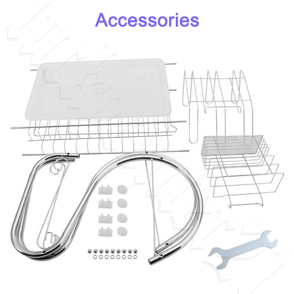 Dish Drying Rack Drainer 2 Tier - Image 2