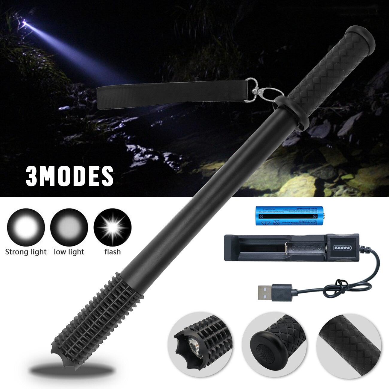 Baseball LED Flashlight
