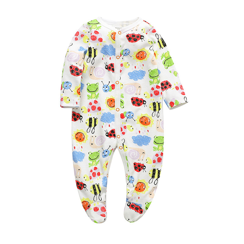 Cotton one-piece baby clothes - Image 4