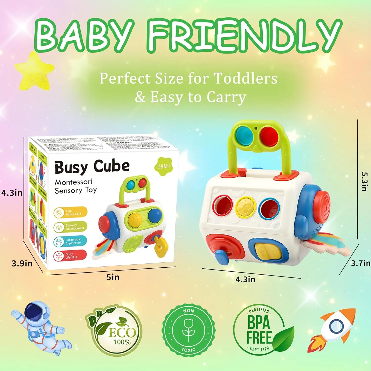 9 In 1 Busy Cube - Image 2