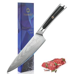 6.5" Japanese Knife Damascus Steel