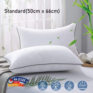 Twin Pack Hotel Quality Bed Pillow