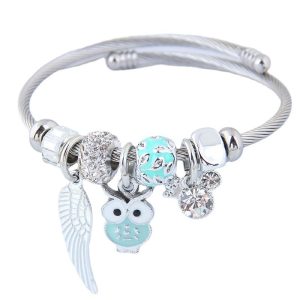 DIY Wings Pendant Bracelet