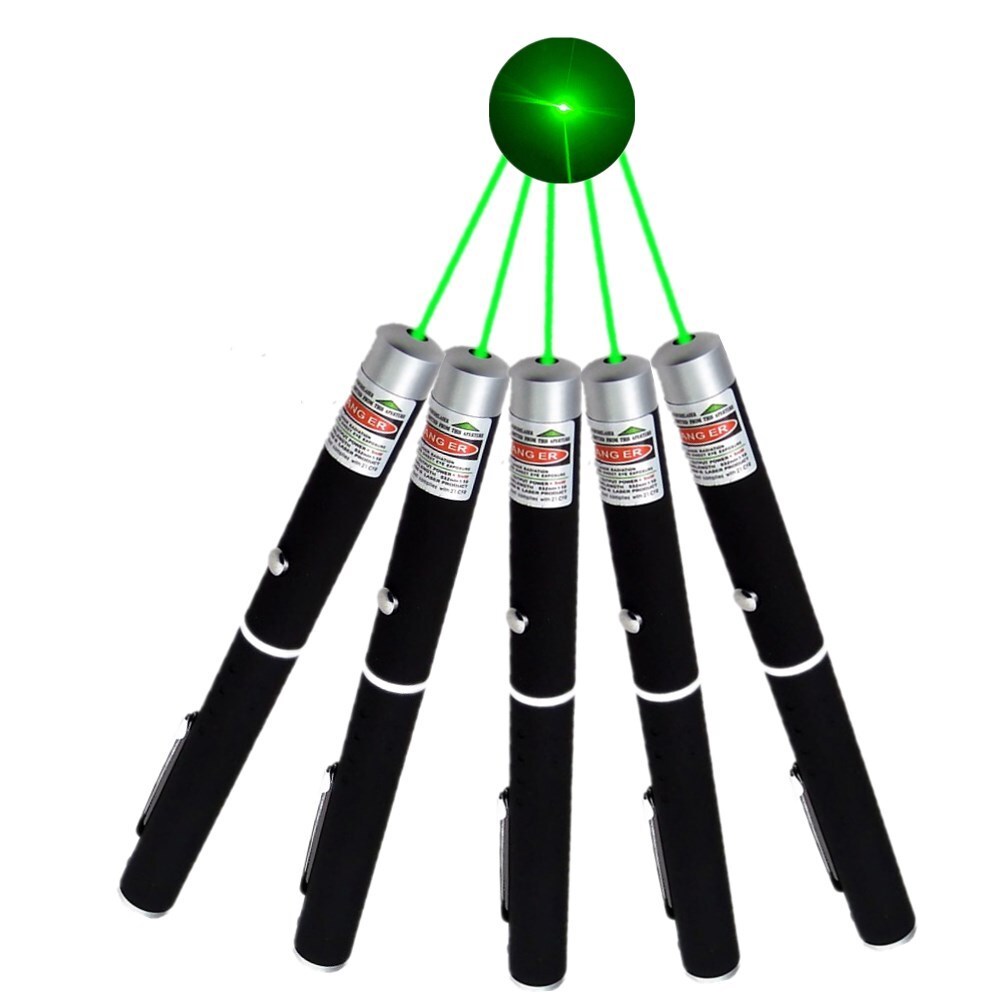 5 Green Laser Pointer Pens - Image 2