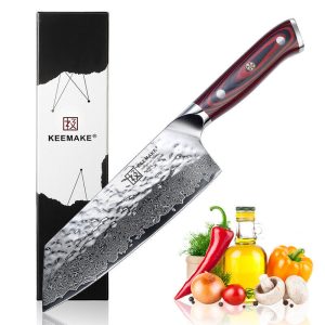 7" Damascus Steel Kitchen Knife