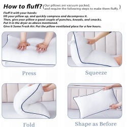 Twin Pack Hotel Quality Bed Pillow - Image 8
