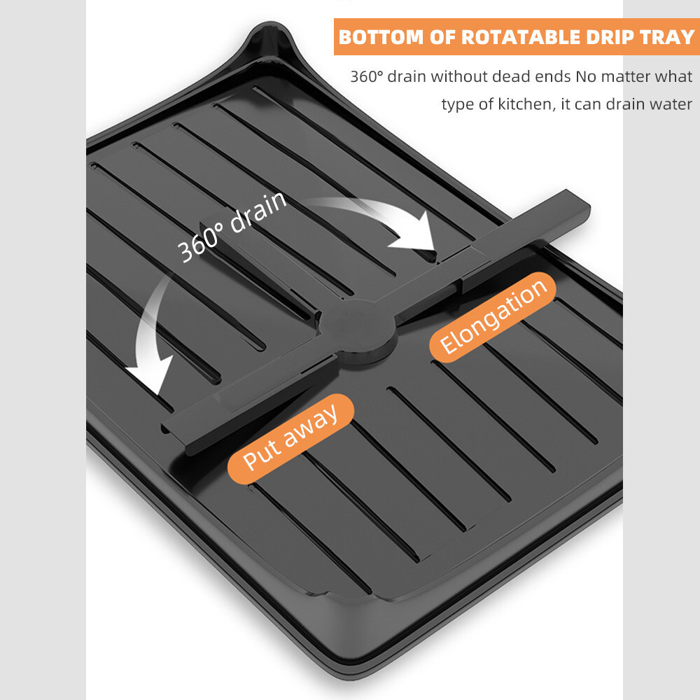 Dish Drainer Drying Rack 2 Tier - Image 2