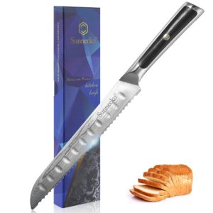 Bread Knife 8" Damascus Steel