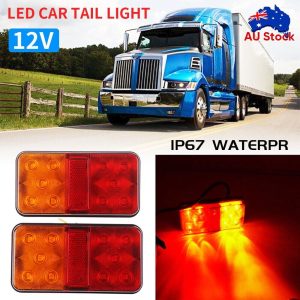 2 LED Trailer Tail Lights