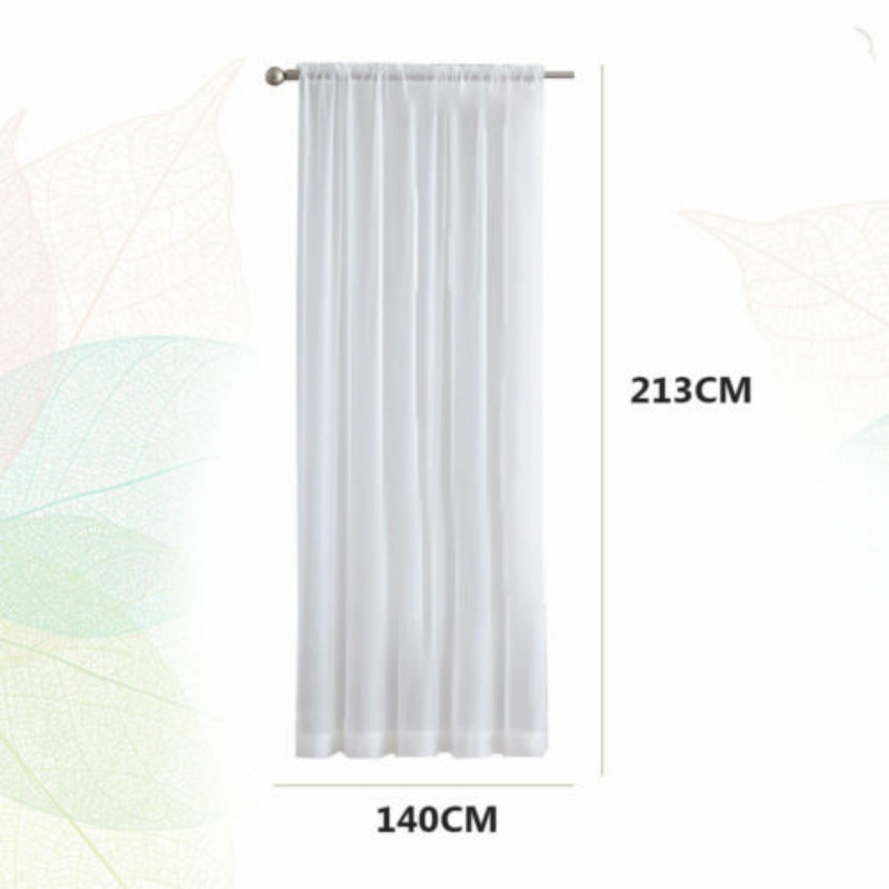 Window Curtain White lace - Image 9