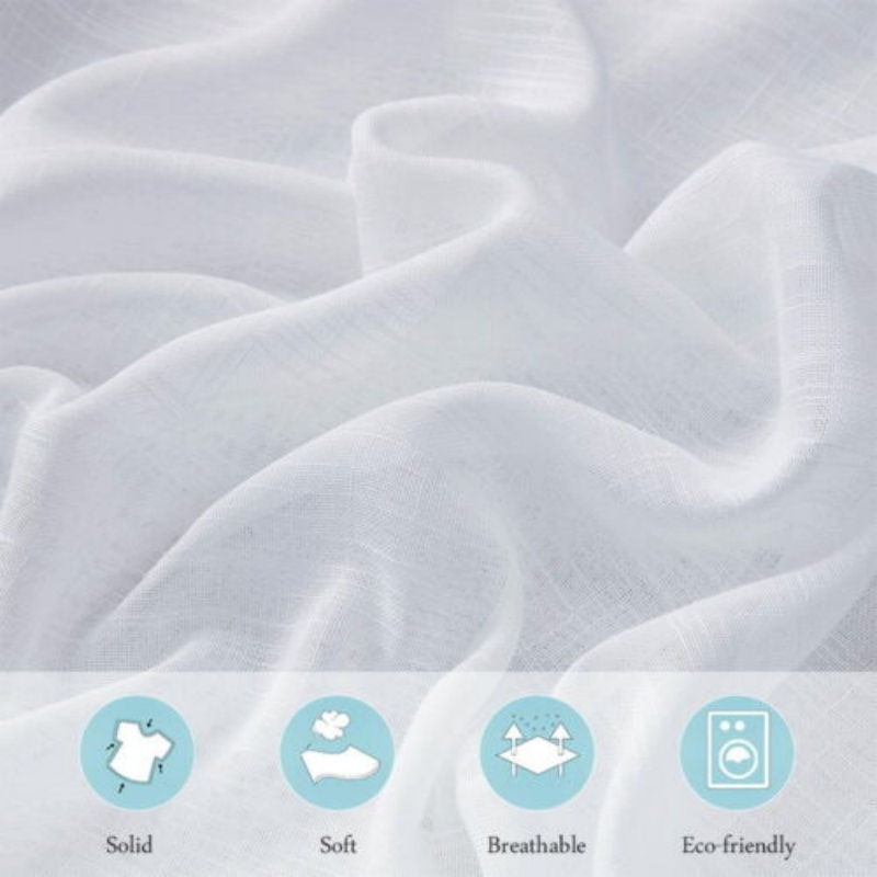 Window Curtain White lace - Image 5