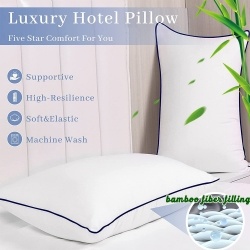 Twin Pack Hotel Quality Bed Pillow - Image 6