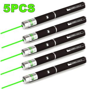 5 Green Laser Pointer Pens