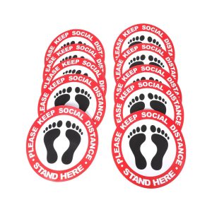 10 Pcs Social Distancing  Stickers