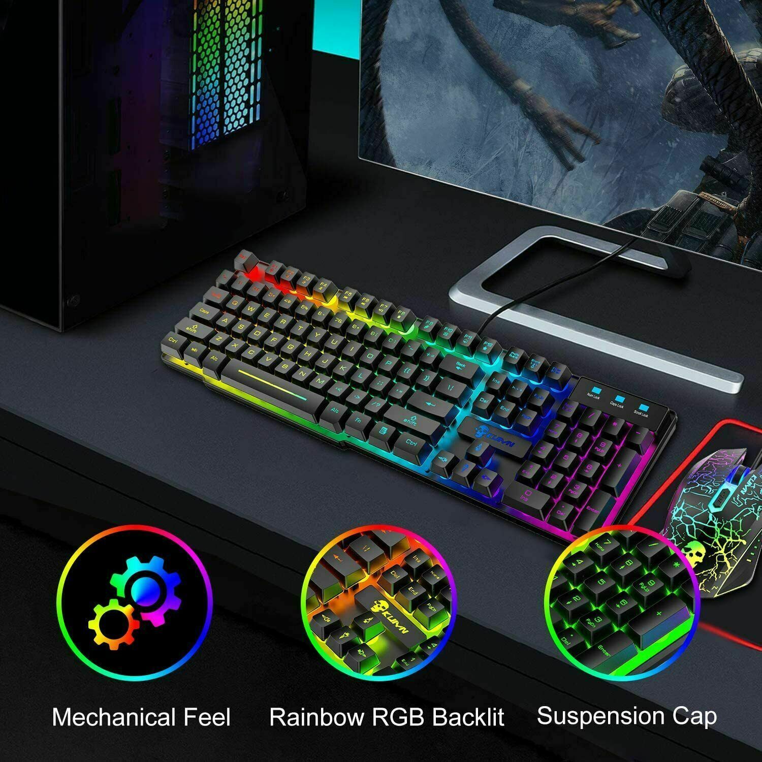 Gaming Keyboard Mouse Combo - Image 5