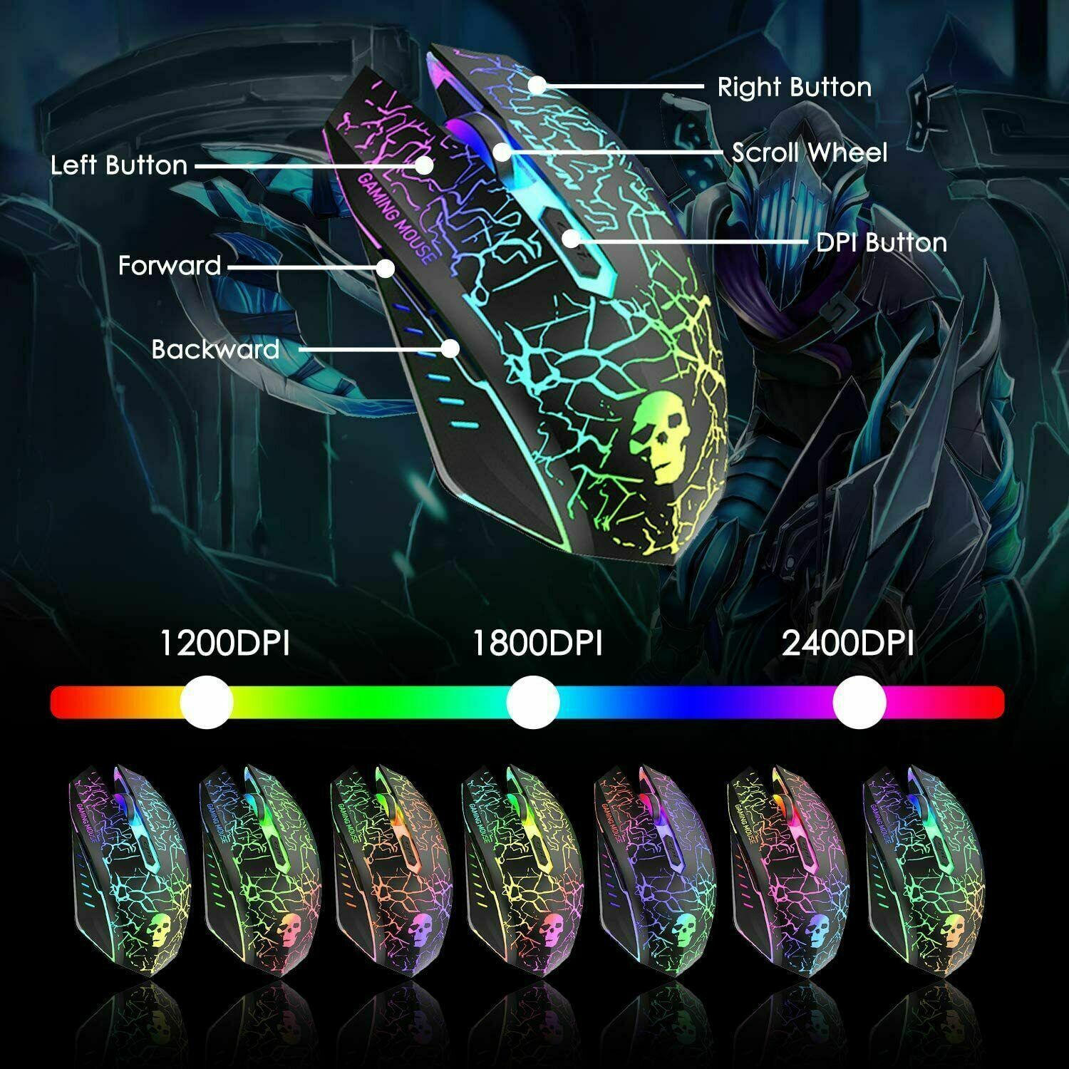 Gaming Keyboard Mouse Combo - Image 2