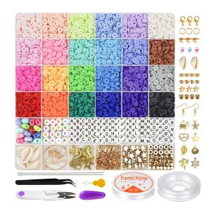 6113pcs Clay Heishi Beads