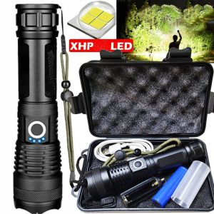 LED Flashlight Zoom Torch