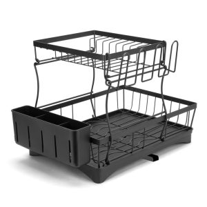Dish Drainer Drying Rack 2 Tier