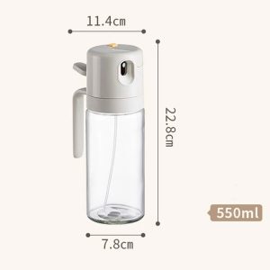 2 In 1 Oil Dispenser Spray Bottle 550ML