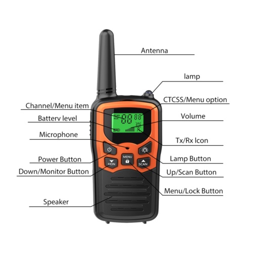 2 Walkie Talkies 10KM Range - Image 7
