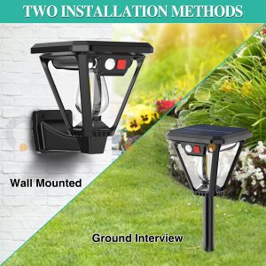 Motion Sensor Garden Lamp